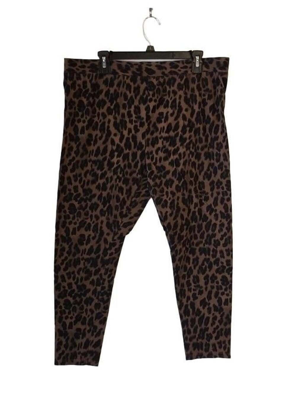 Style & Co Leopard Print Leggings Size 3X Brown Animal Print